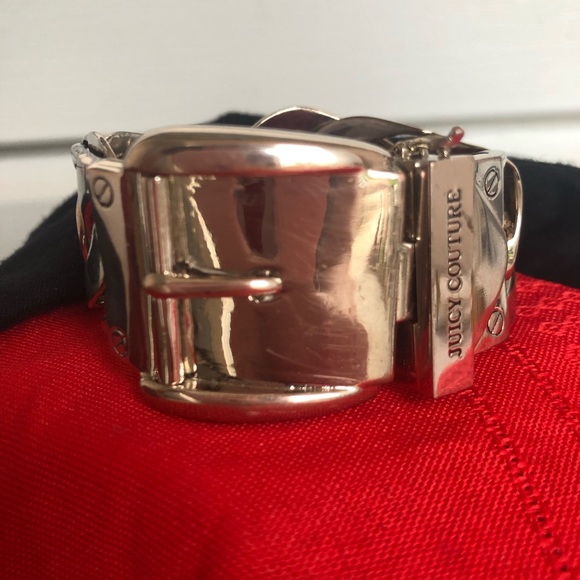 Vintage Juicy Couture Link Bracelet Double Magnet Lock - Picture 8 of 15